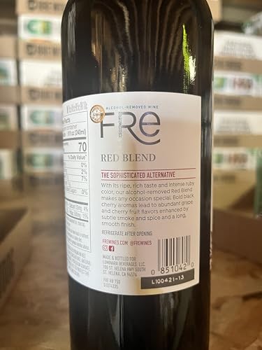 Sutter Home Fre Premium Red Blend Non-alcoholic Wine (3 Bottles) - Thumbnail 3