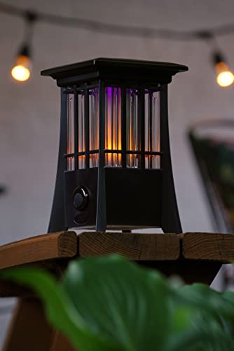 Pic Solar Flame Effect Patio Lantern Bug Zapper, ½ Acre Coverage, 2 Pack #TOP2