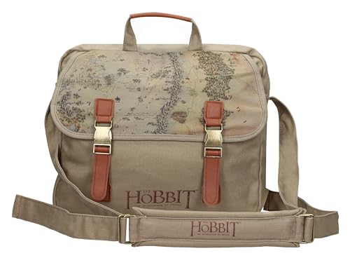 Sd Toys   Bolsa Tela Canvas Mapa Hobbit   The Hobbit  Color Marrón   Multifuncional