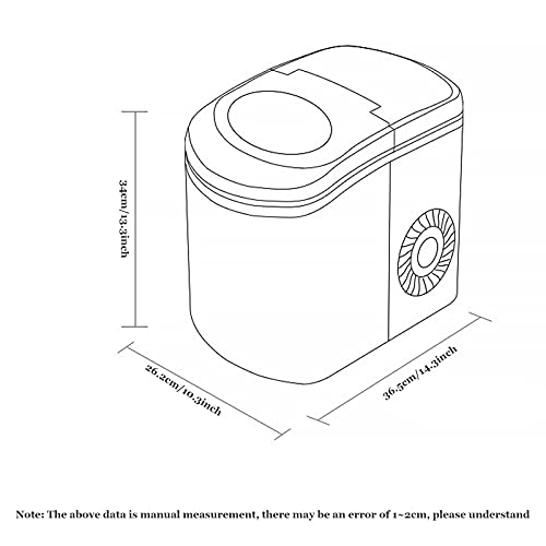 Máquina portátil para hacer hielo de acero inoxidable miniatura 7