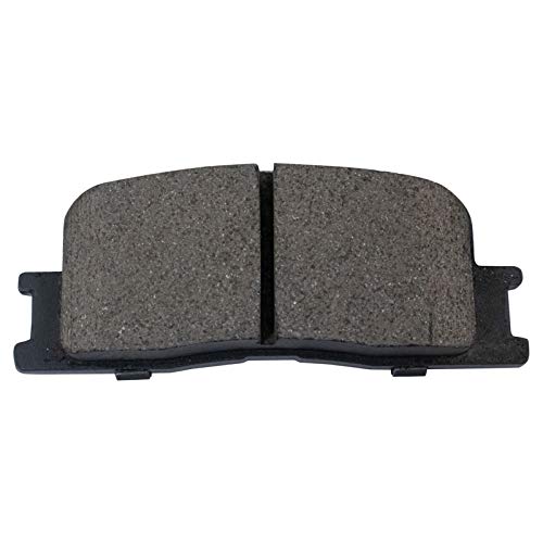 Image of TRQ Rear Brake Pad & Rotor Kit Ceramic Compatible with 2001-2003 Toyota Highlander