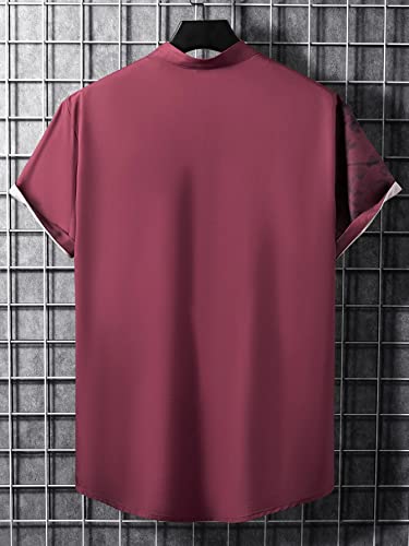 Image of Men's Lycra Digital Print Casual New Shirt Casual Shirts