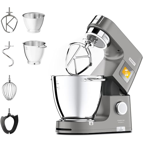 Kenwood Titanium Chef Patissier XL Stand Mixer for Baking- Powerful Food Mixer, With K-Beater, Dough...