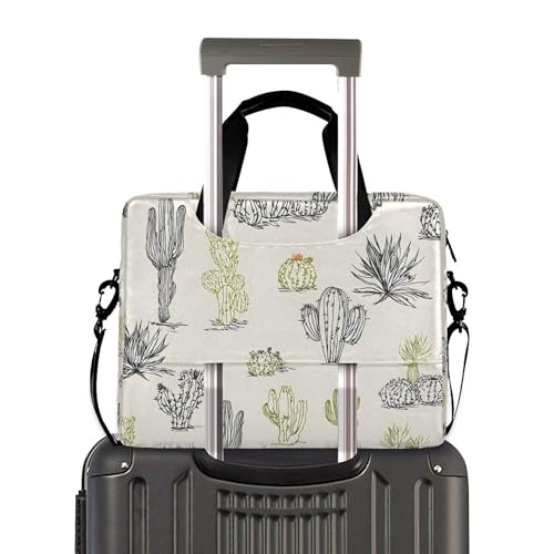 Maletín para portátil con diseño de cactus 13-15.6 pulgadas miniatura 3