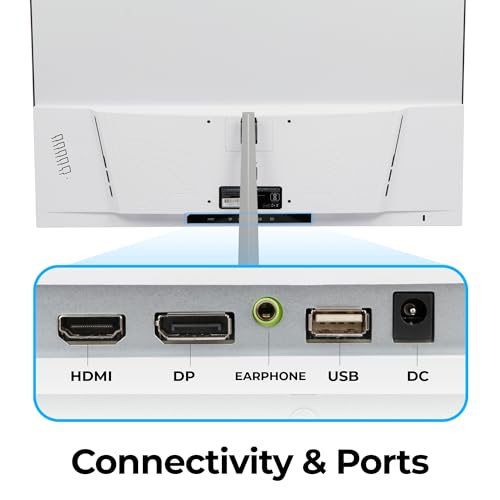 Image of ZEBRONICS A24FHD LED, Gaming Monitor, 24 inch (60.96cm), 300 nits, 165Hz, Slim Design, FHD, 1080p, Wall Mountable, HDMI, DisplayPort, USB Port, Ultra Slim Bezel, Metal Stand, Built-in Speakers