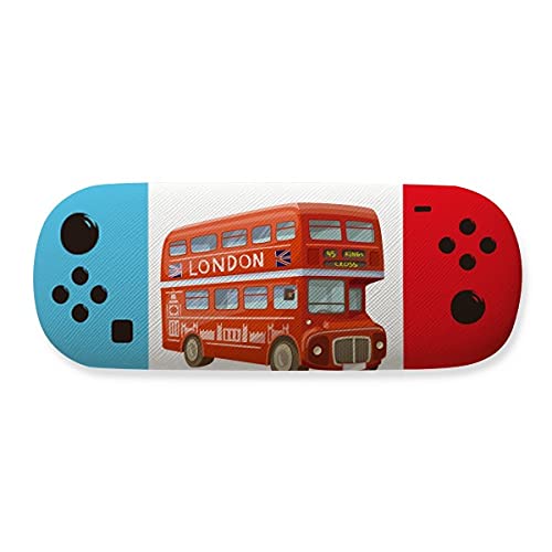 Étui à lunettes bus de Londres rouge pour ranger sur le bureau