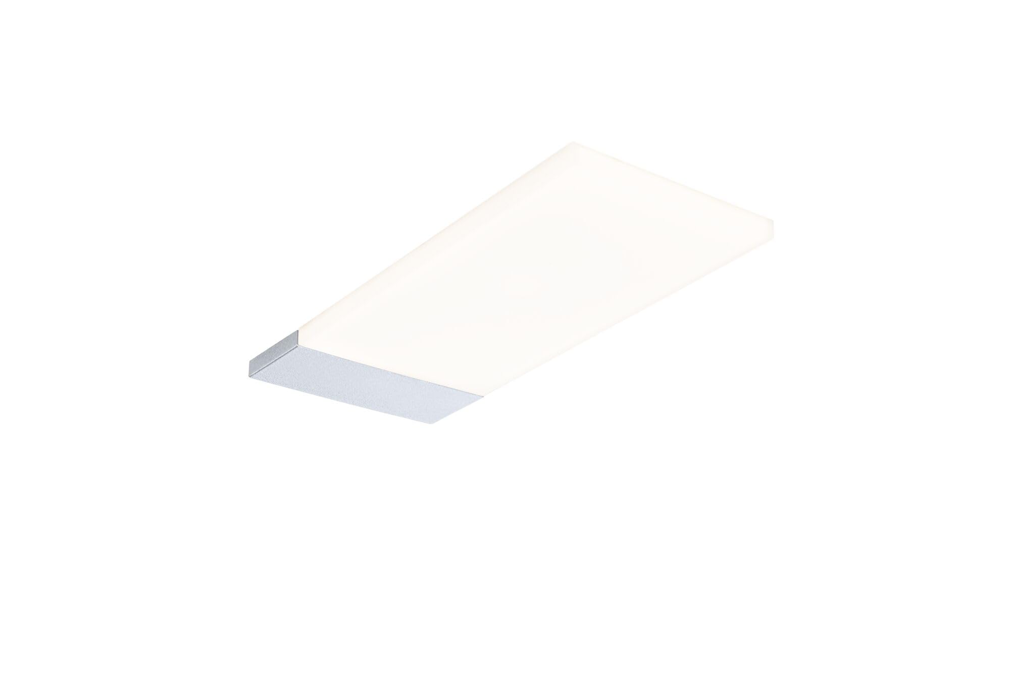 Paulmann 92121 LED sous-meubles Bredo avec capteur de proximité kit de 3 3000 K 2,5W 80x190 mm 180lm Argent luminaire en saillie pour meuble