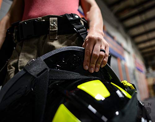 Women's Black Silicone Wedding Ring4