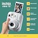 FUJIFILM instax mini 13™ Sofortbildkamera für Erwachsene | Kamera mit Sofortdruck für farbige Erinnerungen zum Anfassen – Selfiespiegel, Nahaufnahmemodus & automatische Belichtung | Clay White