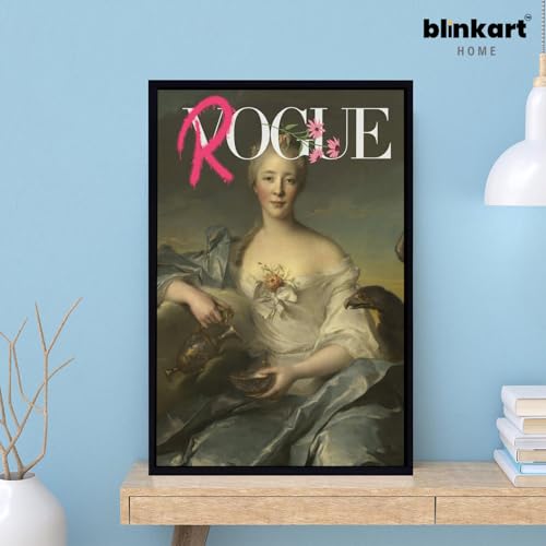 Image of BLINKART Framed Photo - Rogue | Altered Art Theme | Motivational & Inspirational Wall Art Poster for Home, Bedroom, Living Room, Office, Hotel & Gifting - 12x8 Inch