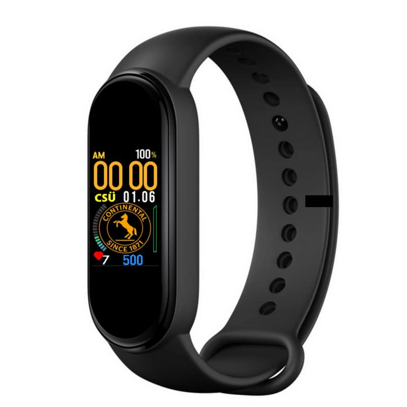 Mabron M9 Smart Band Waterproof Activity Tracker| Blood Pressure| Heart Rate Sensor| Sleep Monitor| Step Tracking for Unisex with 4 Year Warranty