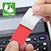 Labelife Replacement for Brother P Touch Label Tape TZe TZ Tape 18mm 0.7 Inch Laminated Black on Orange/Red/Blue/Yellow/Green Compatible with Brother P Touch PT-D400 D410 D600 1880, 3/4 inch, 5-Pack