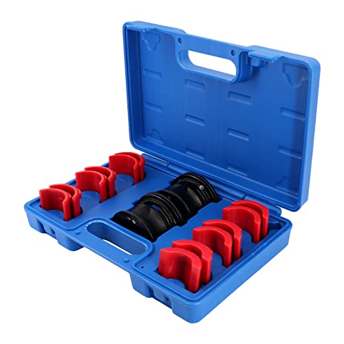 Dokili 14Pcs Universal Motorcycle Bike Fork Seal Driver Tool Kit Installer Driver Set 35mm 36mm 40mm 41mm 42mm 43mm 45mm 46mm 47mm 48mm 49mm 50mm