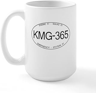 CafePress KMG 365 Squad 51 Emergency Large Mug 15 oz (444 ml) Ceramic Coffee Mug