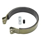 Saihisday 4 Inch Brake Band & Pin Kit 7/8 Width Replacement for Go Karts Minibikes ATVs Drums