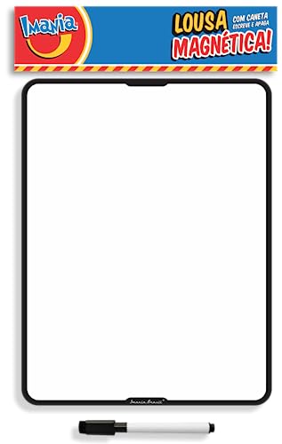 Imania Brasil Lousa Magnética Para Geladeira Colorida 19x25cm Simples - Oferta de Lembretes/Recados/