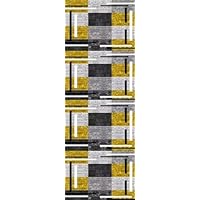 Tapijtloper voor gang, antislip, wasbaar, keukenloper, tapijtmatten, cyaan, blauw, halmatten, 60 x 150 cm, vuilvangmat, per meter, slaapkamer, woonkamer, eetkamer, keukentapijt