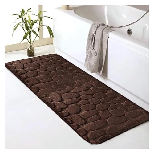 Tapis de bain absorbant lavable antidérapant doux pour douche