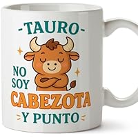MUGFFINS Taza Horóscopo Tauro graciosa con frase - Tauro - No
