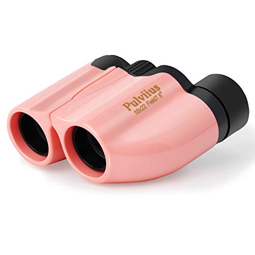 Binoculars for Kids Shockproof Waterproof High Resolution 10x22 Mini Compact Lightweight Binoculars