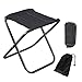 Taburete plegable para exterior Taburete plegable Taburete de camping Taburete de pesca portátil con bolsa de almacenamiento para barbacoa, camping, viajes, playa, senderismo, jardín(26 x 25 x 21 cm)