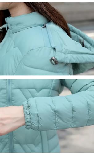 Cozy Blue Women's Cotton Coat: Your Perfect Winter Companion! - Image 3