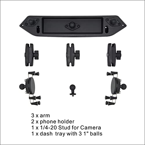 Voswitch Phone Mount Pack Compatible with Jeep Wrangler JL JLU 2018 - Current and Gladiator 2020 to Current by Voswitch - Used condition - Image 2