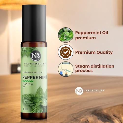 Image of NaturoBliss Peppermint Essential Oil Roll-On, 10 ml
