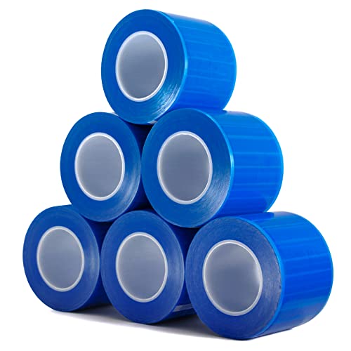 JMU Blue Barrier Film 6 Rolls, Dental Barrier Tape 4" x 6"