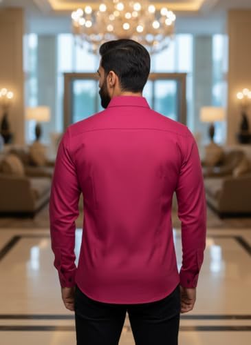 Image of Bellstone Men's Solid Cotton Shirt | Casual | Plain | Full Sleeve | Summer-Regular Fit| Men Stylish Shirt | Everyday Formal Wear |Soft Breathable Fabric | Everyday Smart Casual Wear