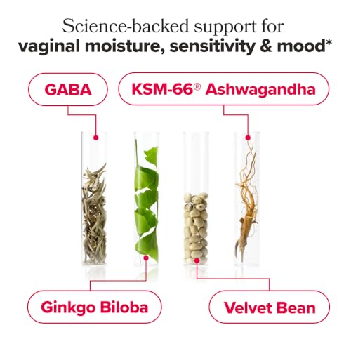 O Positiv URO Vaginal Moisture & Mood – Formulated to Support Vaginal Moisture, Mood & Relaxation – with KSM-66® Ashwagandha, Ginkgo Biloba, Mucuna pruriens, and GABA – 30 Servings - Image 4