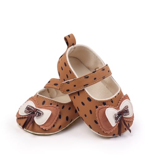 Infant Baby Girl Shoes Baby Mary Jane Flats Princess Bowknot Wedding Dress Shoes Crib Shoe for Newborns, Infants, Babies, and Toddlers3