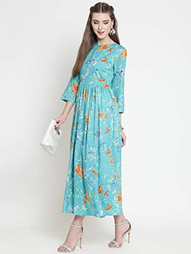 Image of Sera Women Floral Print fit & Flare Dress