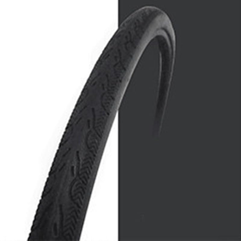 Floweringbeter Pneumatico solido per bicicletta 700 x 23C, cambio fisso da strada, pneumatico senza camera d'aria per bici urbana senza tubo, con presa forte, guida senza problemi (nero)