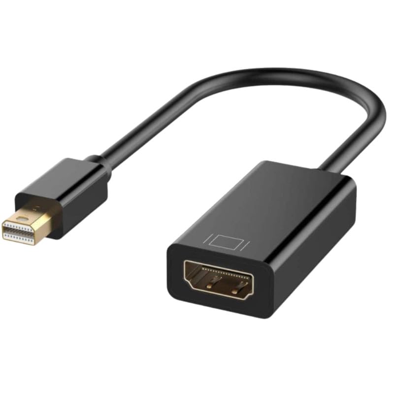 Mini DisplayPort to HDMI Adapter Cable 4K 2K Converter for Laptop and Computer Display