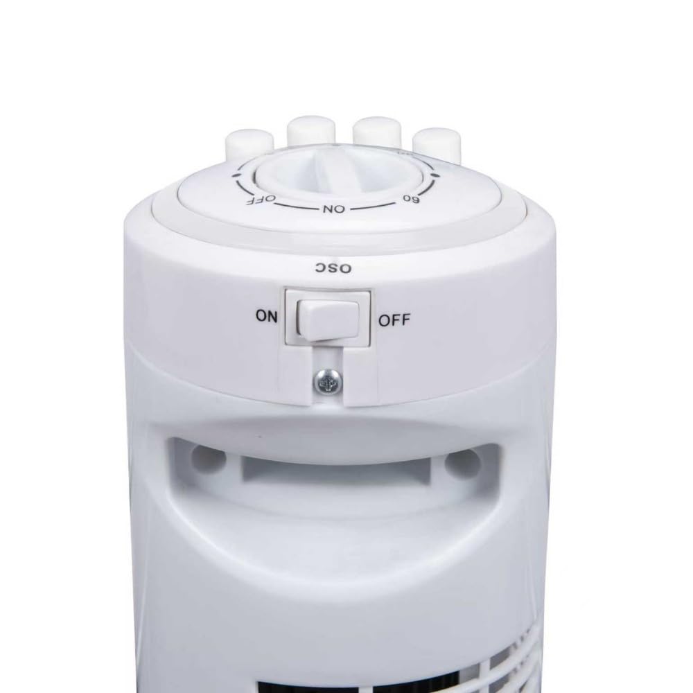 wonderlamp - Ventilador de torre Velao, Oscilante, 3 velocidades, 45W, Temporizador, Ventilador de pie Alto 73cm, Diámetro 23.5 cm — view 2