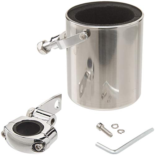 Portavasos para motocicleta de acero inoxidable miniatura 2