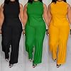 MRSFITOK 2 Piece Wide Leg Pants Set for Women Summ... #5