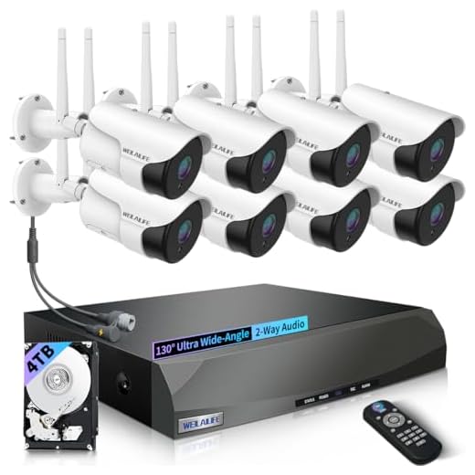 WEILAILIFE Wireless Security Camera System