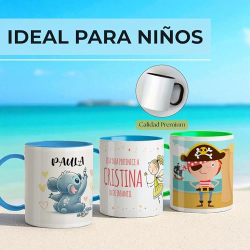 Miniatura 4 de Lolapix Taza Plastico Personalizada. Taza Plastico Infantil Personalizada. Vaso Infantil Personalizado. Tazas Personalizadas Con Nombre Sin Bpa. 5 Colores. Cohete