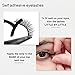 Reusable Self Adhesive Eyelashes No Glue or Eyeliner Needed, Easy To Apply, Stable/Non-slip False Lashes, Natural Look (5 Pairs)