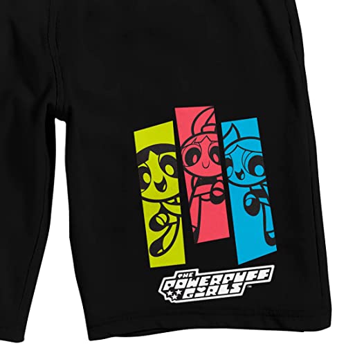 Bioworld Powerpuff Girls Men's Black Sleep Pajama Shorts2