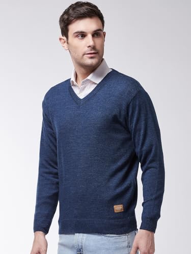 Image of Pivl Men's Winter V Neck Solid Sweaters ||Winterwear||