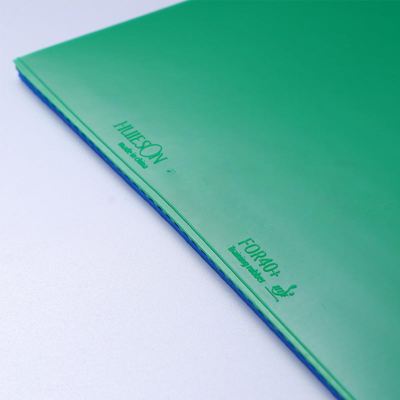 BBTISG Table Tennis Rubber Sheet, Thick: 2.1mm Professional ITTF Approved Sticky Ping Pong Racket Rubber Arc Attack for Training Competition(Green)