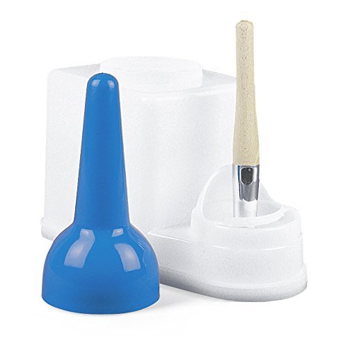 Distributeur de colle avec pinceau pour liquide adhésifs 0.9 litre capacité - Pot pour le stockage colle, prévention dessèchement - by Langlauf Schuhbedarf Cover