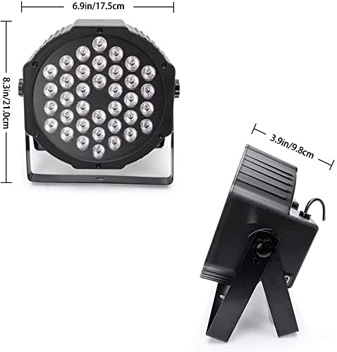 image for U`King LED Par Lights DJ Stage Light RGB 36 LED with Sound Activated R