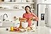 KitchenAid 5 Quart Ceramic Bowl for all KitchenAid 4.5-5 Quart Tilt-Head Stand Mixers KSM2CB5TWM, White Mermaid lace
