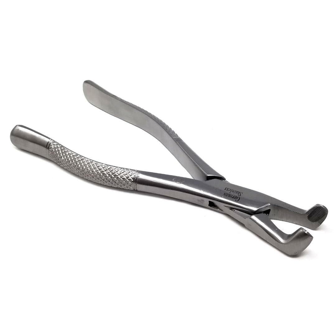 IMEDS Dental Extracting Forceps #222 with Serrated Angled Beaks Lower Molar Tooth Extraction German Stainless Steel Professional Tools for Dentist Student Training
