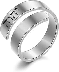 Ring roestvrij staal met 'LOVE' tekst goud