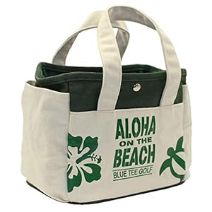 BLUE TEE GOLF California ラウンドトートバッグ【ALOHA ON THE BEACH】